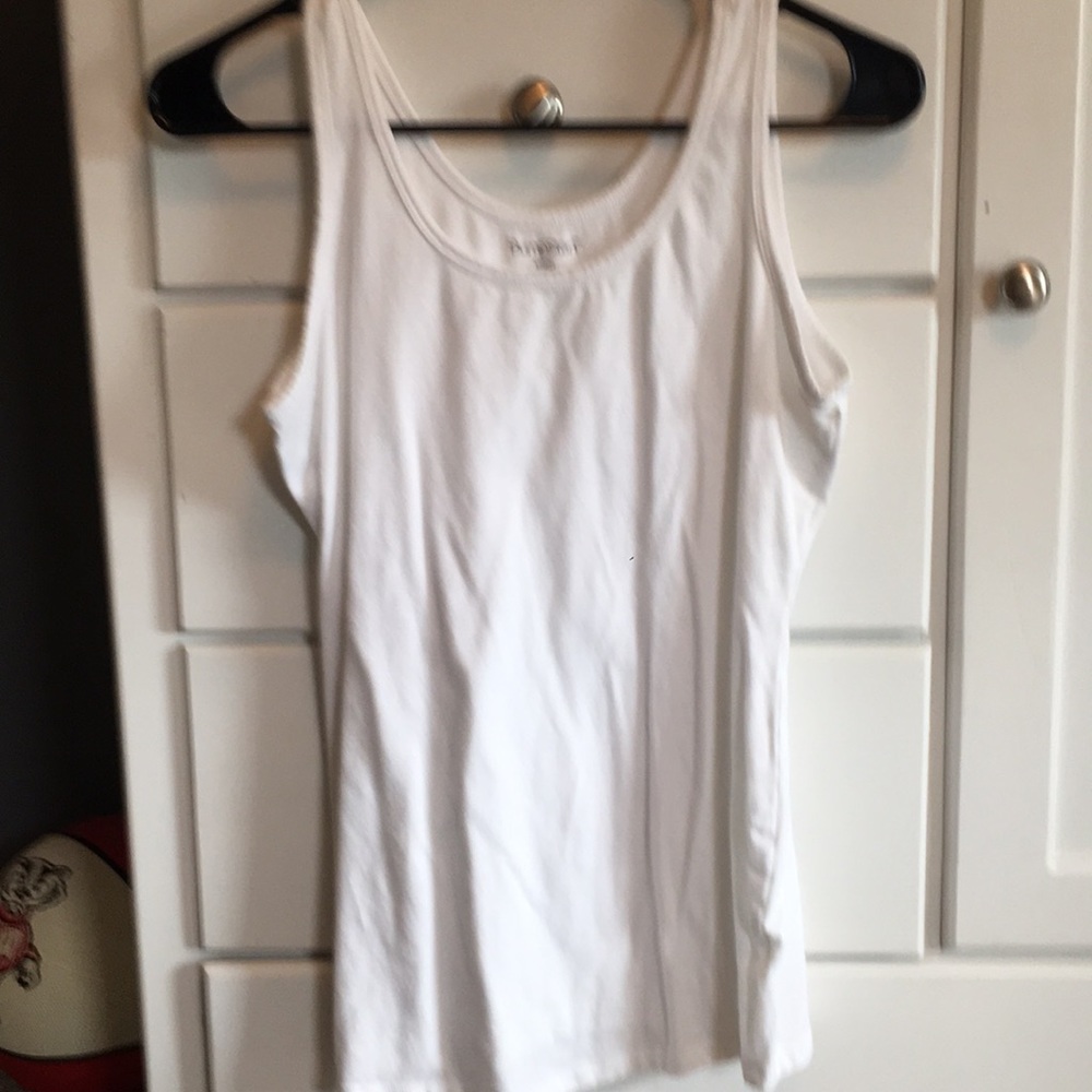 White tank top maternity